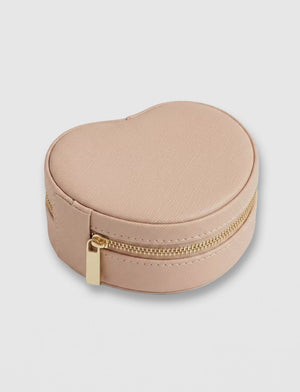 STELLA+GEMMA Jewel Box Heart - Blush Heart-shaped jewelry box