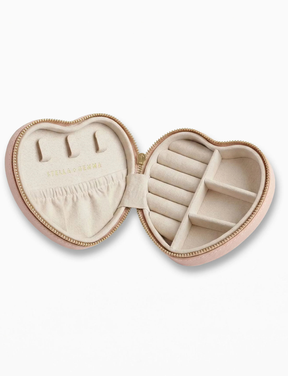 STELLA+GEMMA Jewel Box Heart - Blush Heart-shaped jewelry box