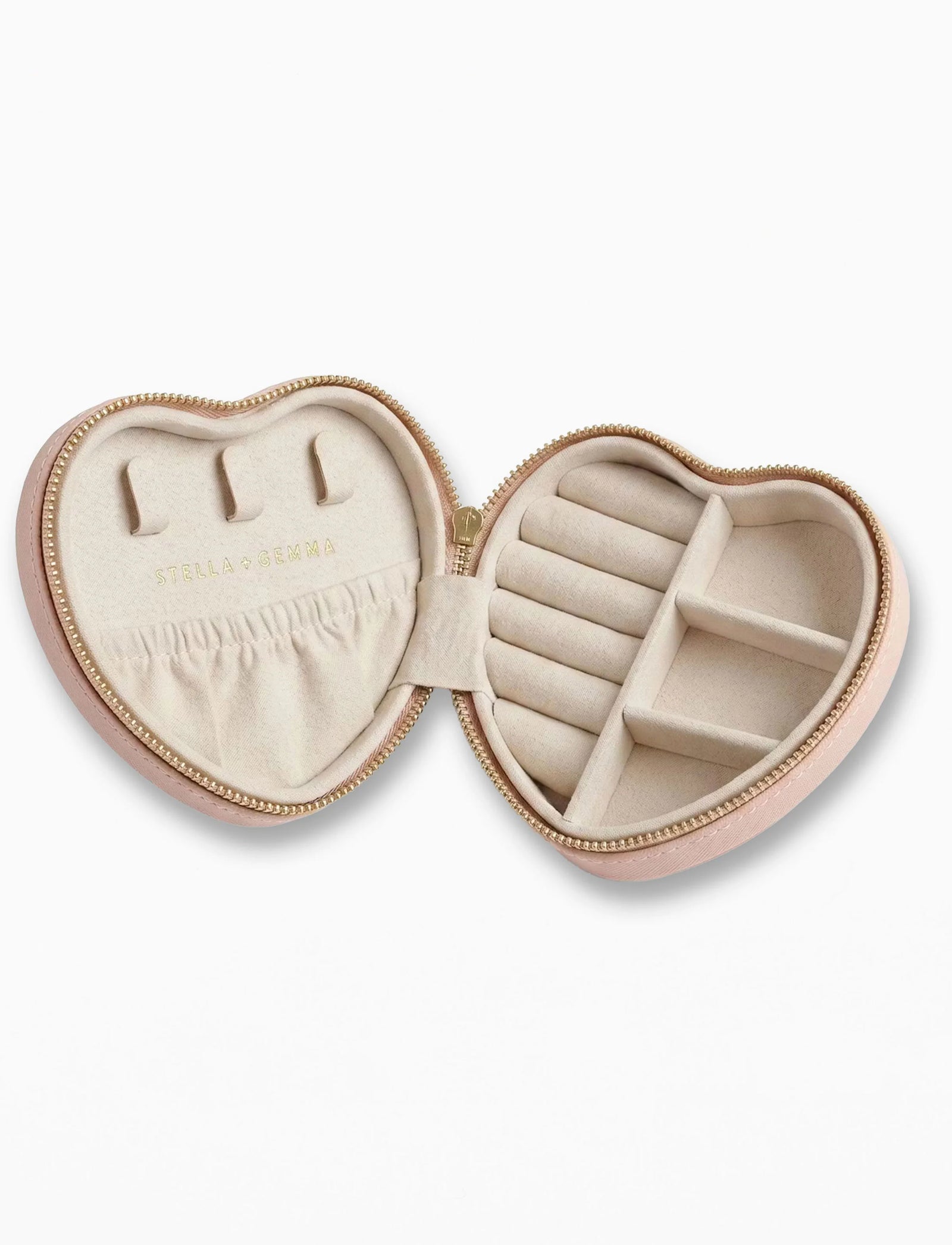 STELLA+GEMMA Jewel Box Heart - Blush Heart-shaped jewelry box