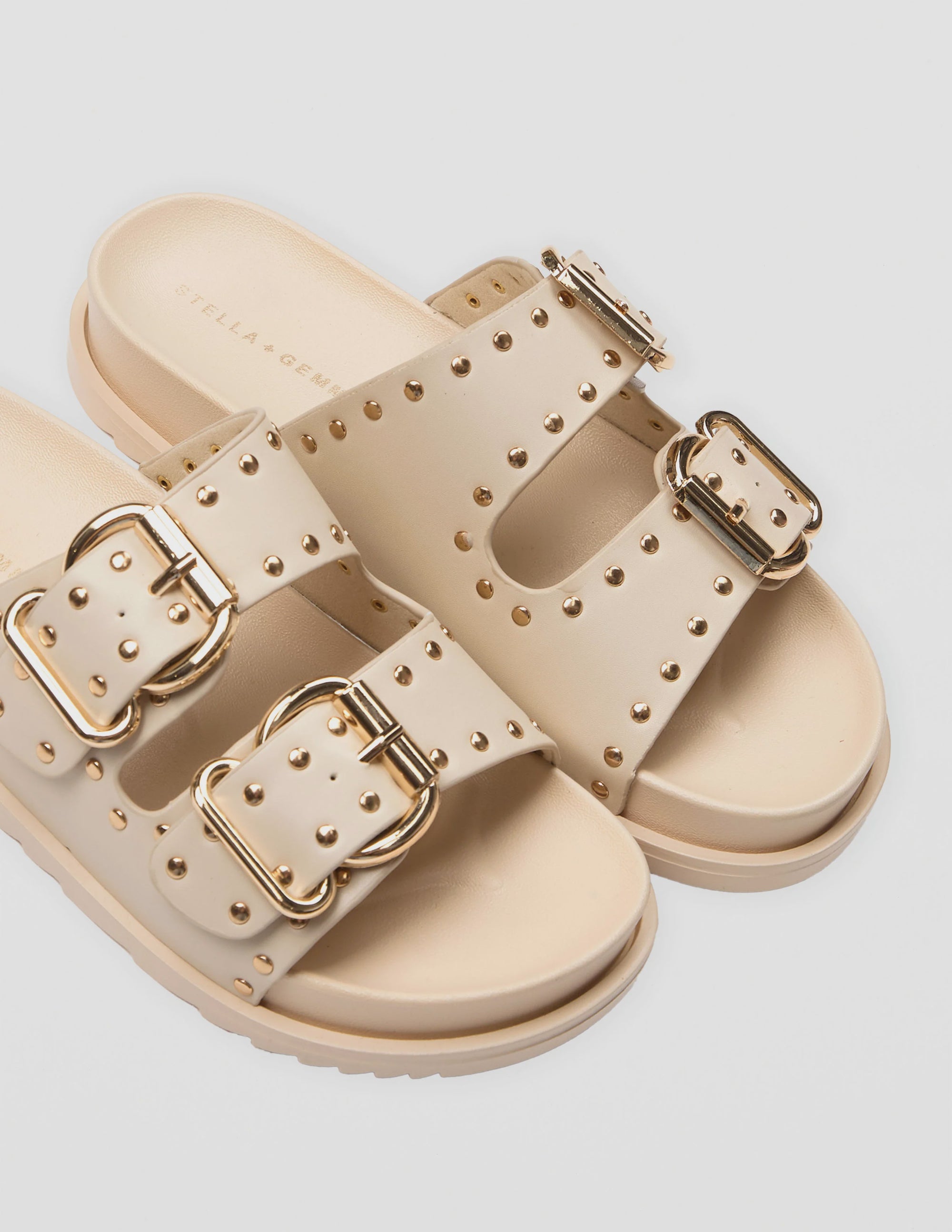 Stella Gemma Amelia Slide Nude Sandals