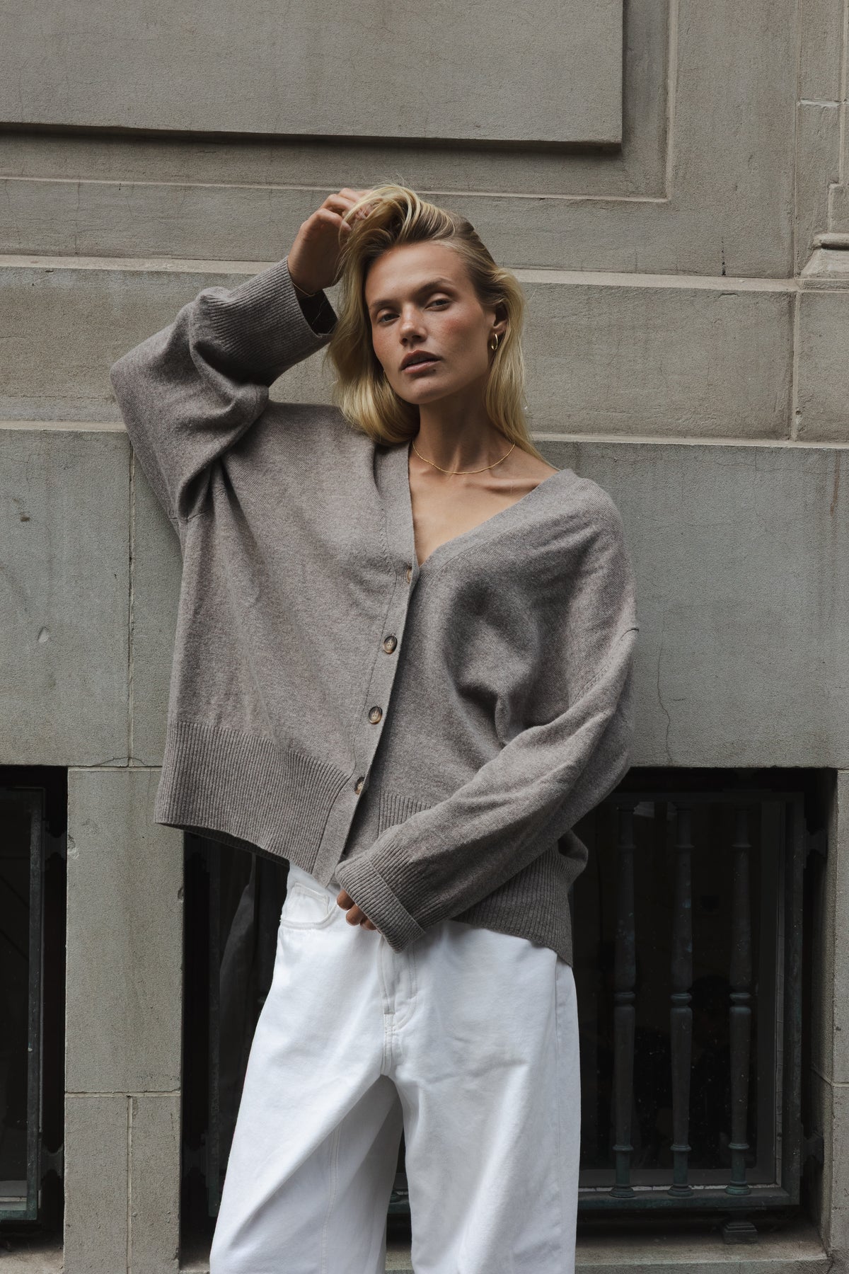 Sophie Store Love Me Cardigan - Donkey 100% Marino