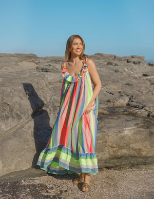 Stella+Gemma St Barts Maxi Dress Holiday Beach Collection