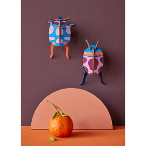 STUDIO ROOF Wall Art Beetles B7 - Coccinelle Couple