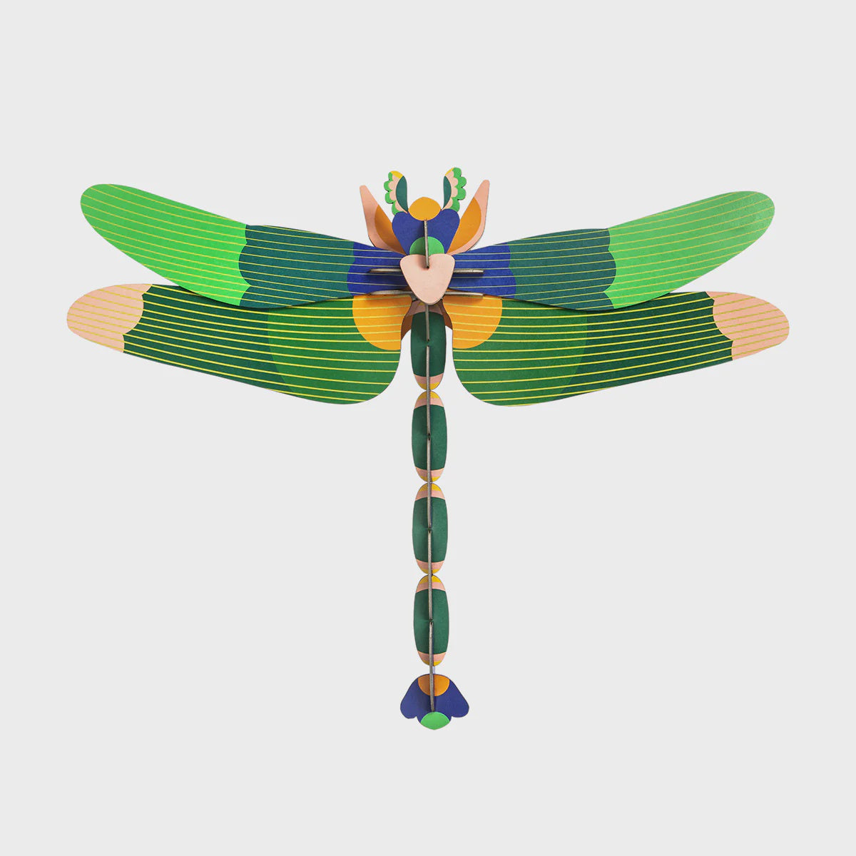 STUDIO ROOF Wall Art Butterflies (A4) Green Dragonfly