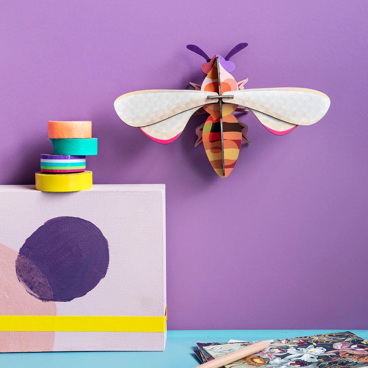 STUDIO ROOF Wall Art Butterflies (B7) Honey Bee