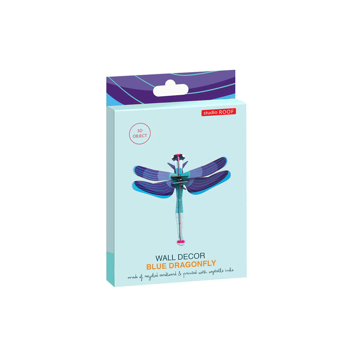 STUDIO ROOF Wall Art Butterflies (B7) Sapphire Dragonfly