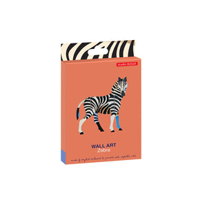 STUDIO ROOF Wall Art Jungle Animals (B7) Zebra