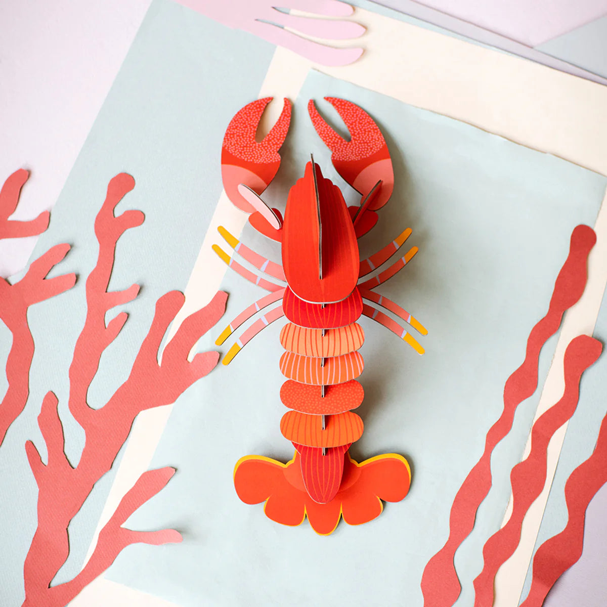 STUDIO ROOF Wall Art Sea Creatures (A4) Lobster