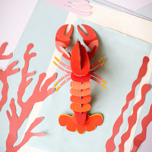 STUDIO ROOF Wall Art Sea Creatures (A4) Lobster