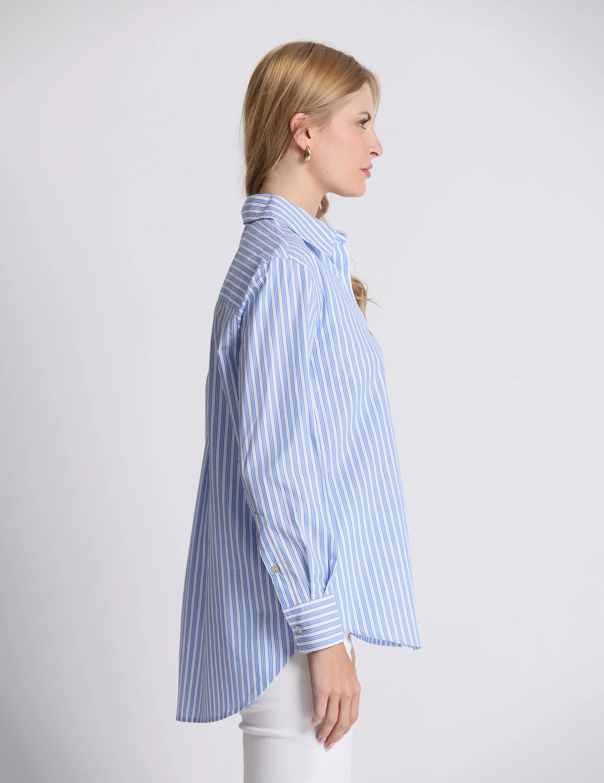 Stella+Gemma Summer Shirt Blueberry Macaron