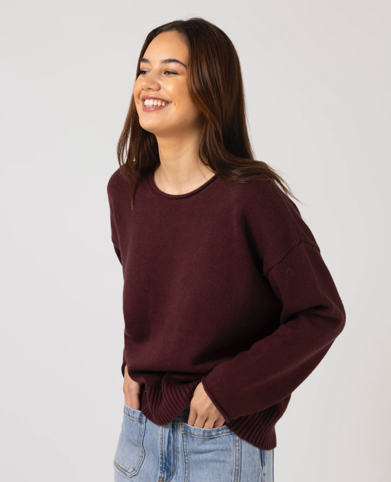 Stella + Gemma Axel Jumper Syrah