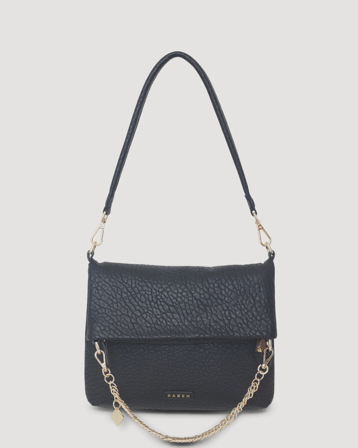 Saben Daria Shoulder Bag Black Bubble AW25 The Muse