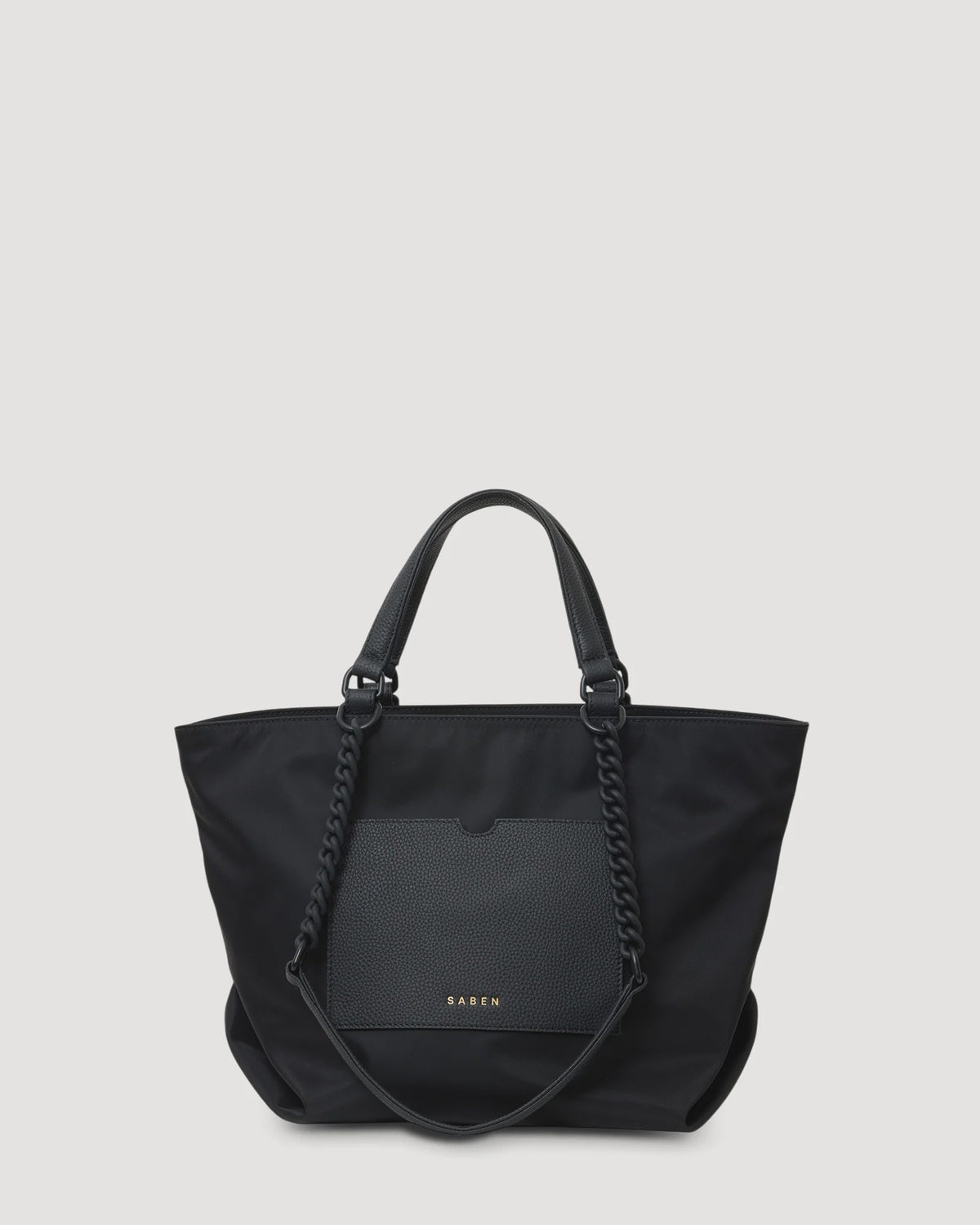 Saben Bag Paris Tote Black Recycled Nylon AW25