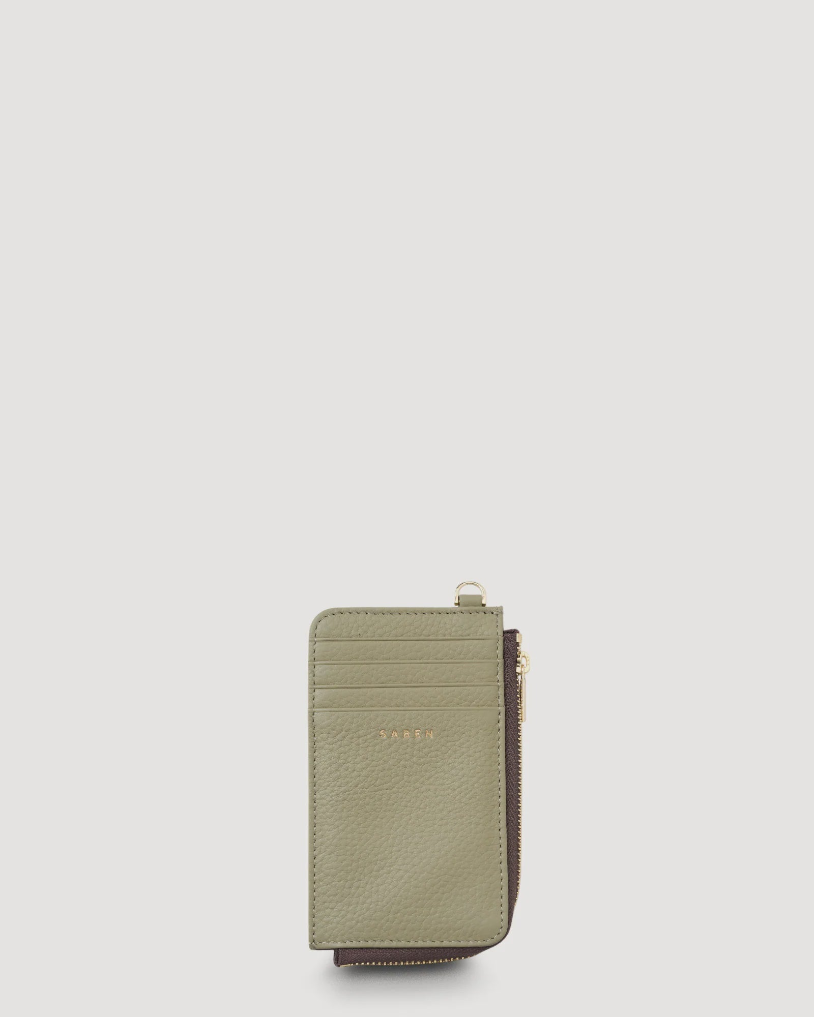Saben Winona Card Holder - Eucalyptus Green