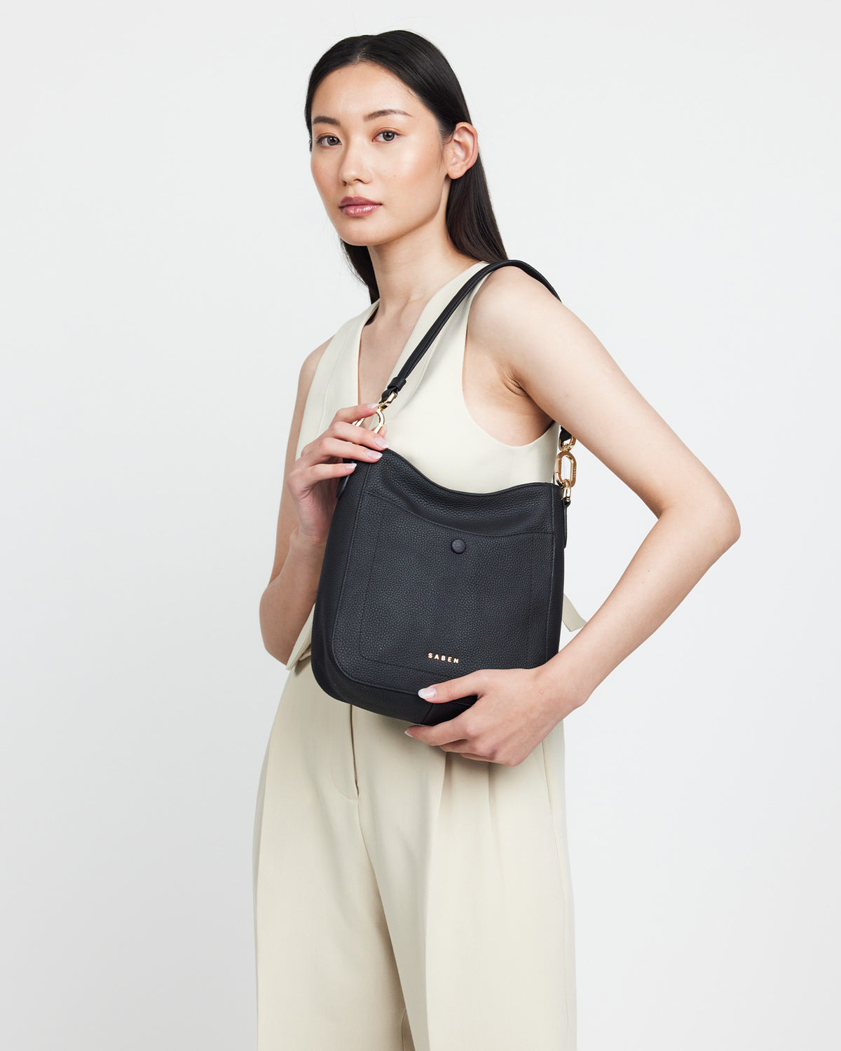 Saben Rosie Shoulder Bag - Black