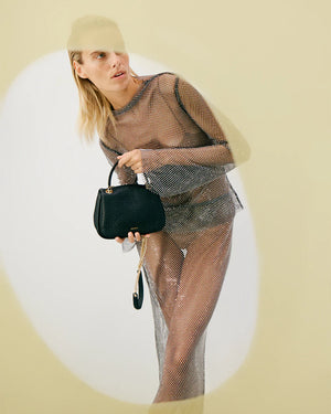 Saben Flo Shoulder Bag - Black Bubble