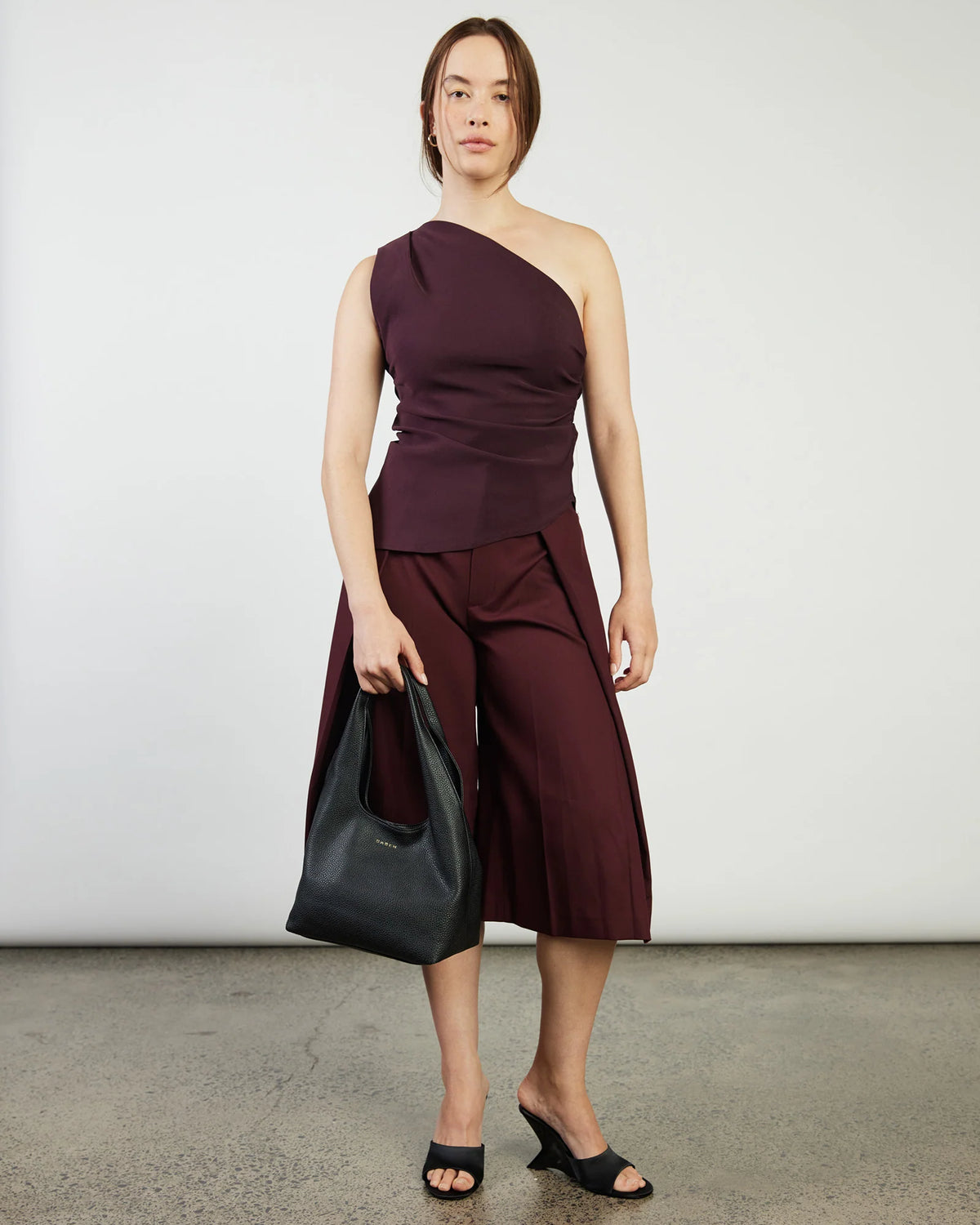 SABEN Kiki Shoulder Bag - Black Lightly Milled