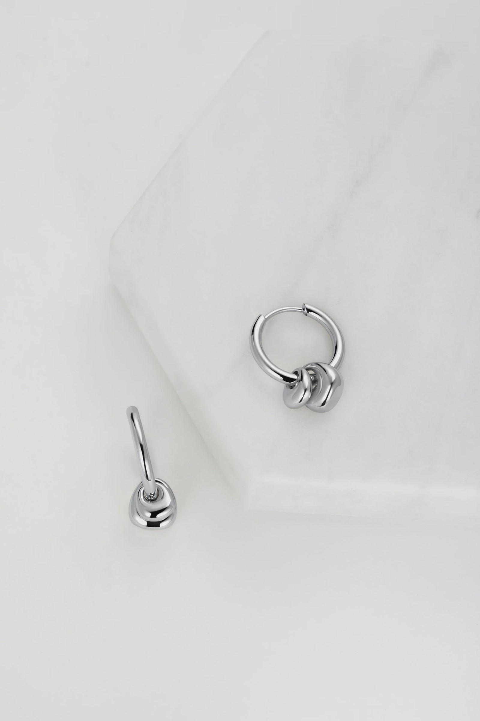 Zafino Sadie Large Earrings - Silver Essential
