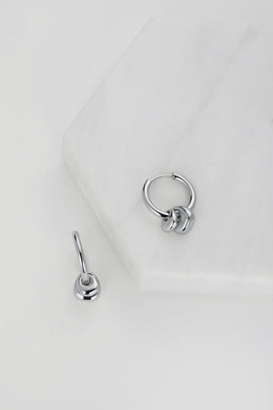 Zafino Sadie Large Earrings - Silver Essential