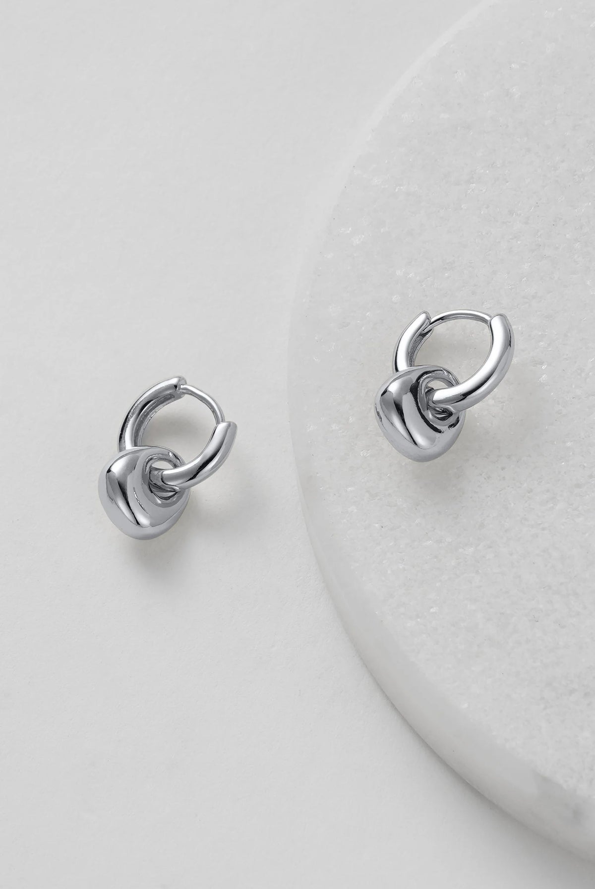 ZAFINO Sadie Hoop - Silver 6724