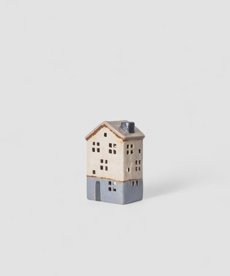 French Country Collections Saint Malo Tea Light House Stone Roof