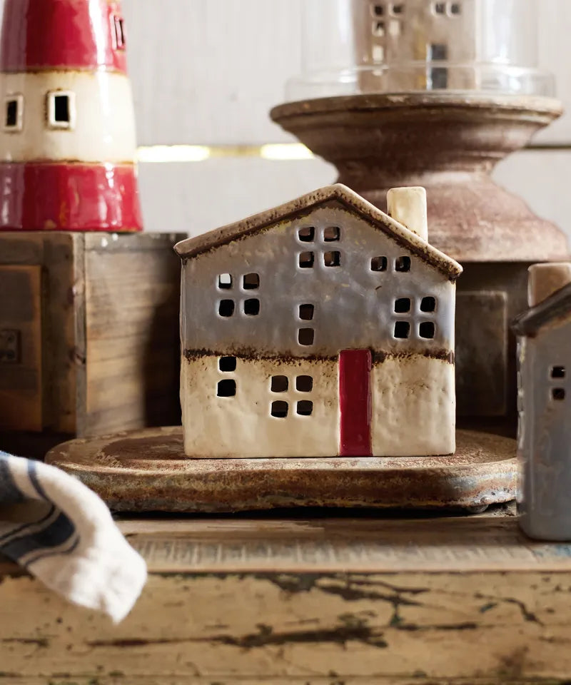 French Country Collections Saint Malo Seaside Tea Light House