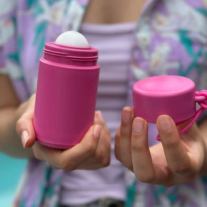 solmates Refillable Roll-On Applicator 100ml - Salt Lake Pink