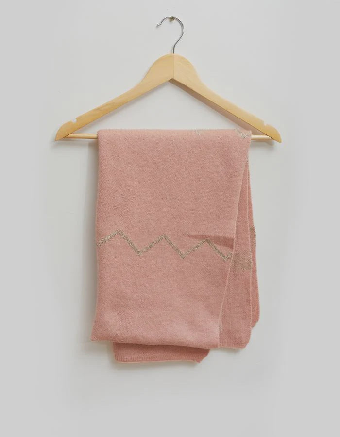 Stella+Gemma Scarf - Zig Zag Peach