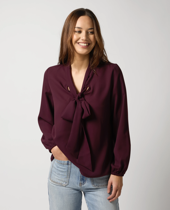 Camilla Top Merlot AW25 Stella Gemma