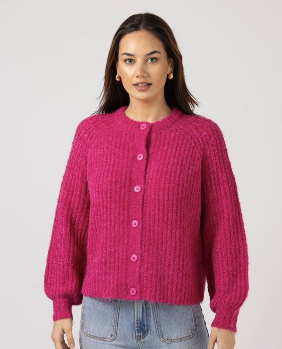 Corinne Cardigan - Fuschia AW25