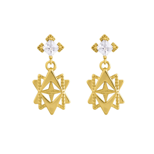 Baroque Star Earrings - Lindi Kingi