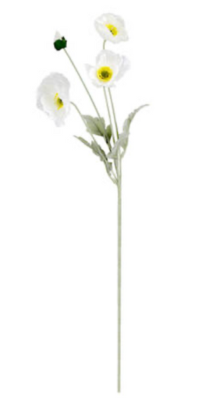 Iceland Poppy Spray 62cm White