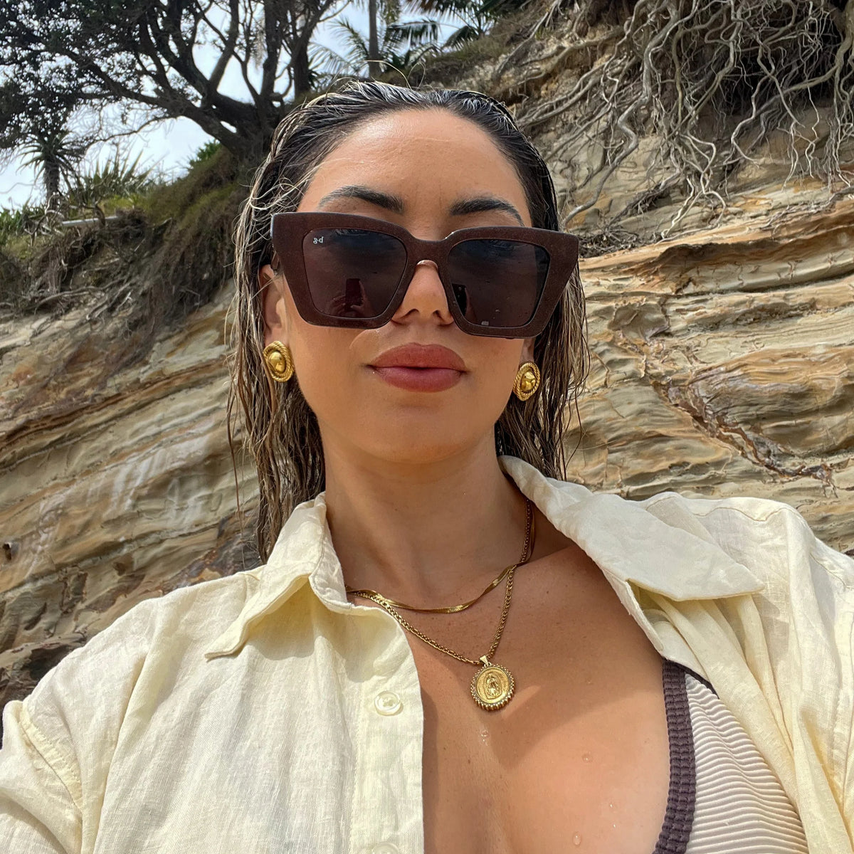 Bored George Sunglasses Piper Sunglasses - Shimmer