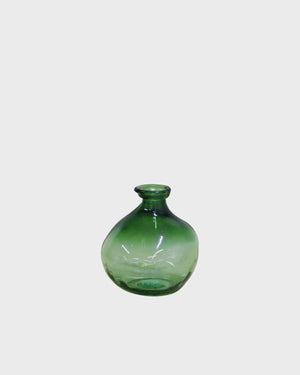 Brston Shani Glass Bottle 18cm - Fading Green