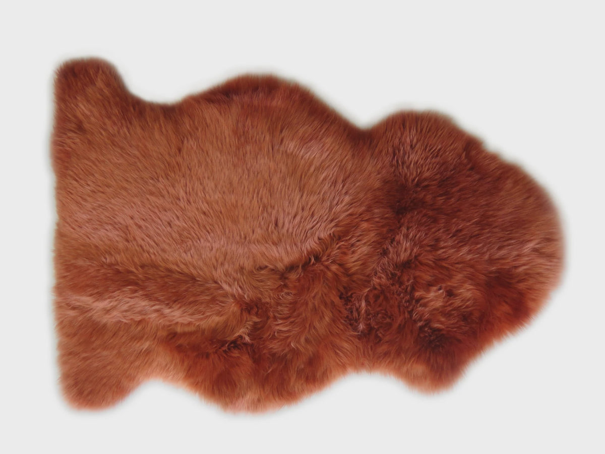 AUSKIN Sheepskin Rug LW Standard 100cm - Rust