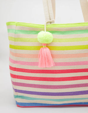 Stella+Gemma Shopper Bag - Coloured Stripes