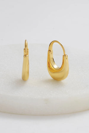 ZAFINO Sienna Hoop Gold Essential Earring