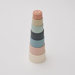 Silicone Stacking Cups set of 7 Baby Toy