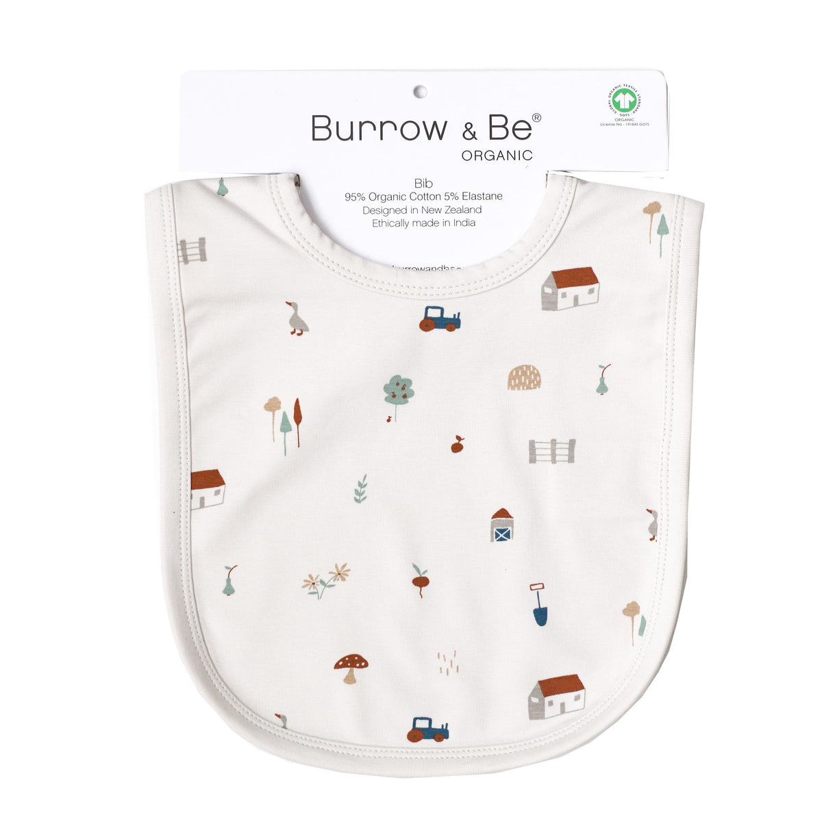 Burrow & Be Baby Bib - Simple Life