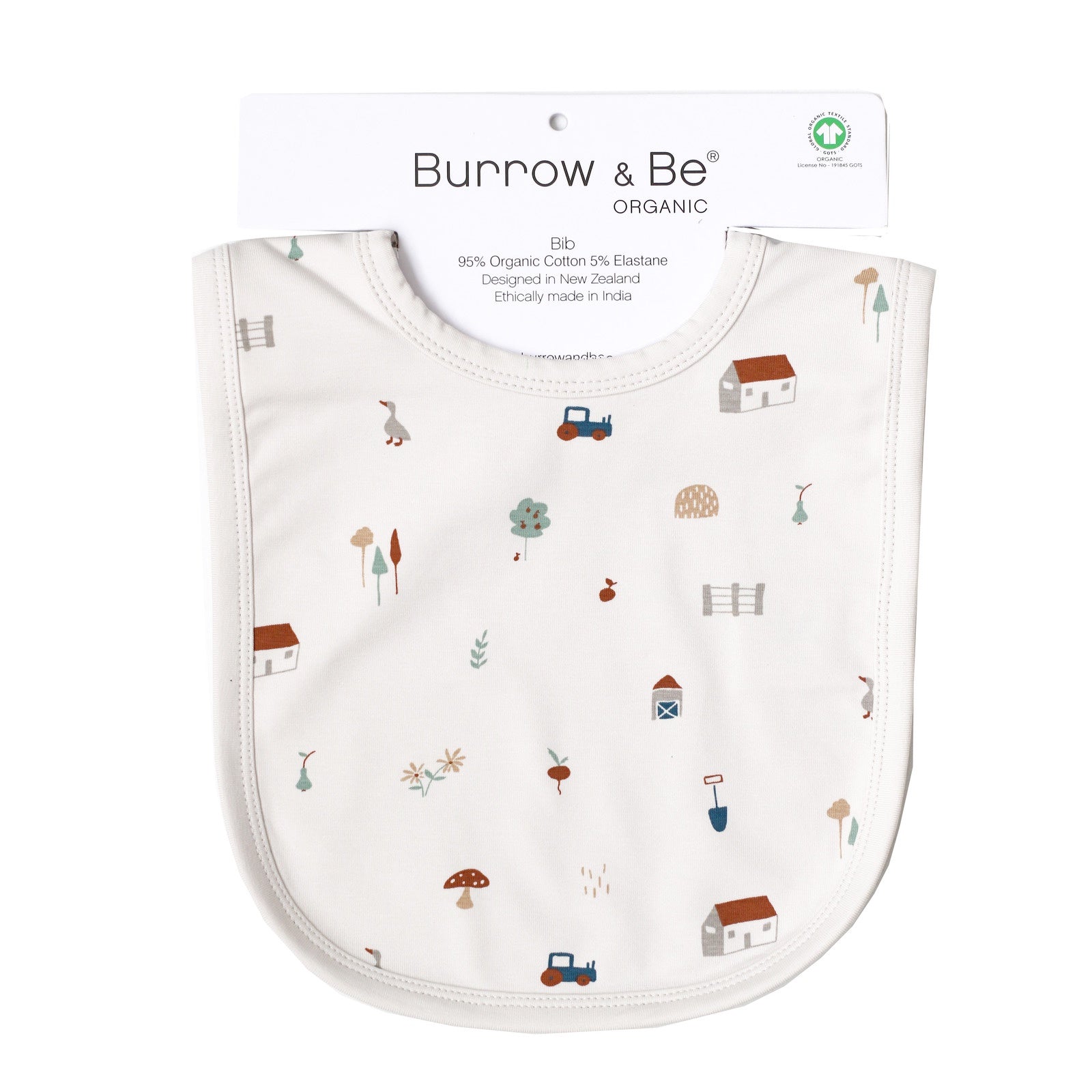 Burrow & Be Baby Bib - Simple Life