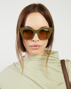 Saben Sloane Sunglasses - Olive