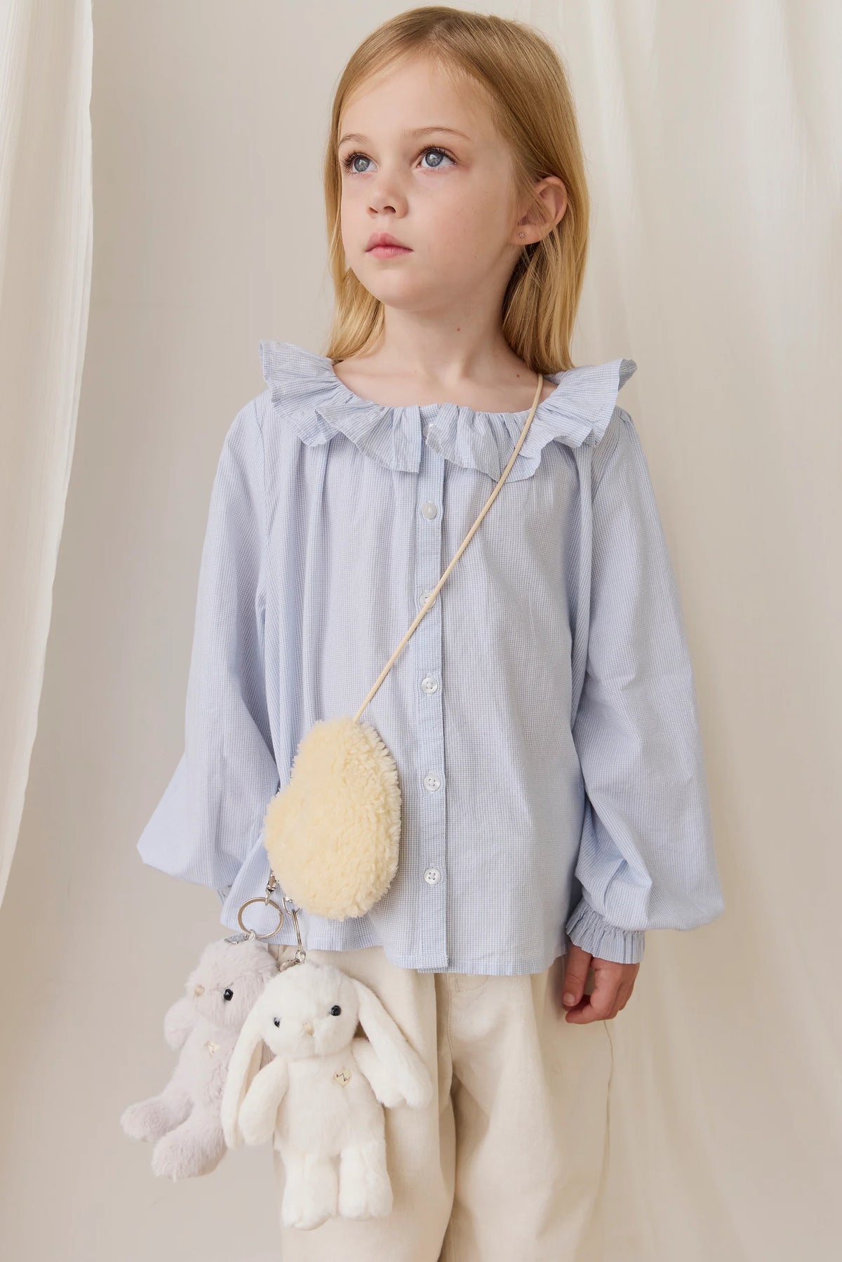 Jamie Kay Snuggle Bunnies - Penelope Key Charm - Beige 15cm