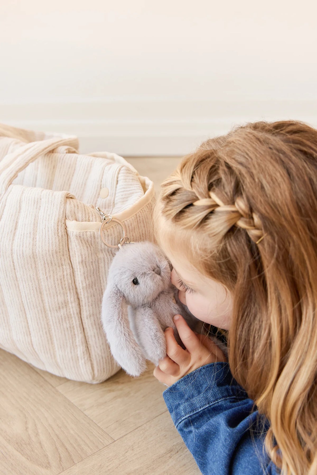 Jamie Kay Snuggle Bunnies - Penelope Key Charm - Silver 15cm