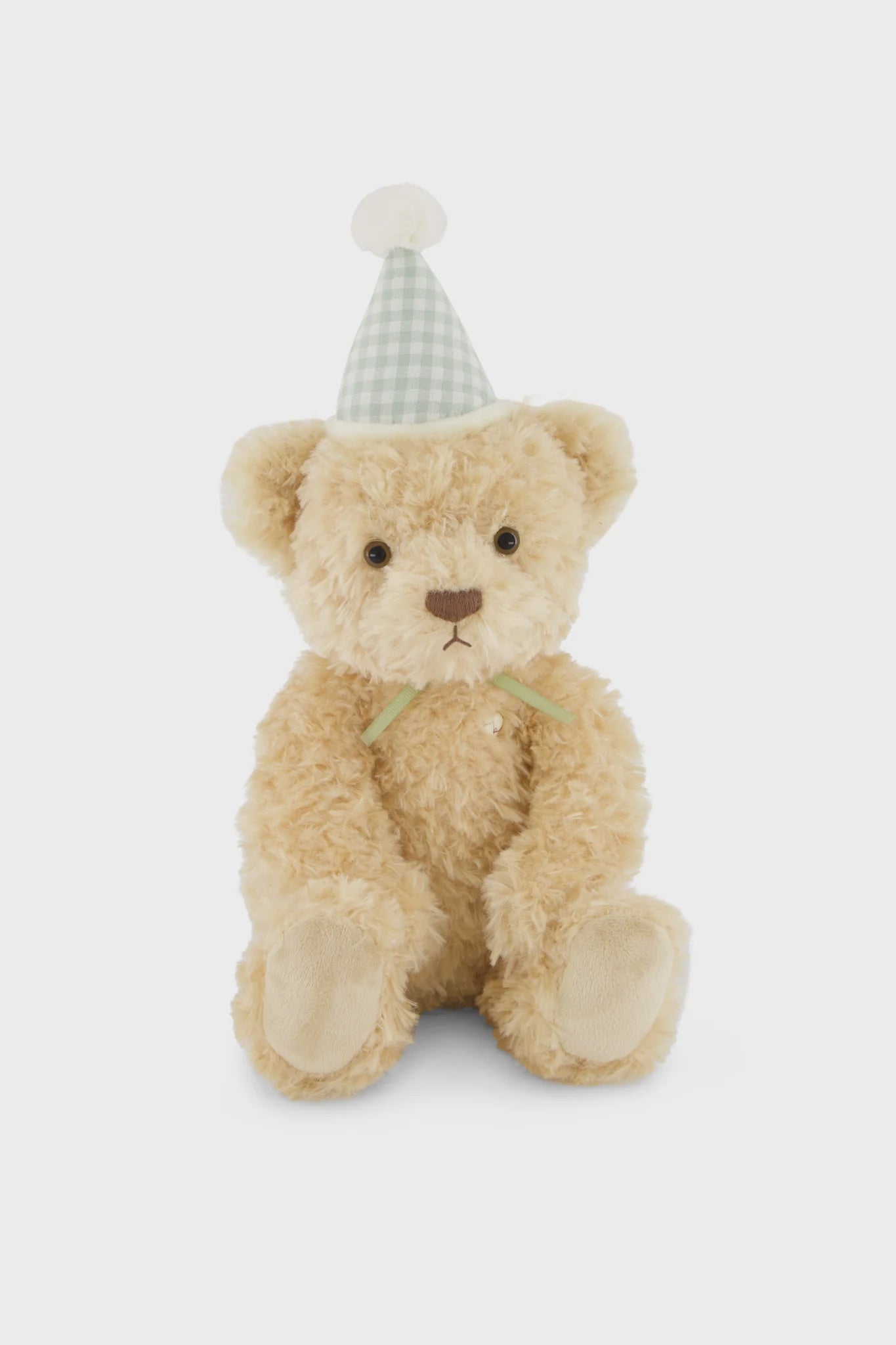 Jamie Kay Snuggle Bunnies - Birthday Arthur - Gingham Hat 30cm