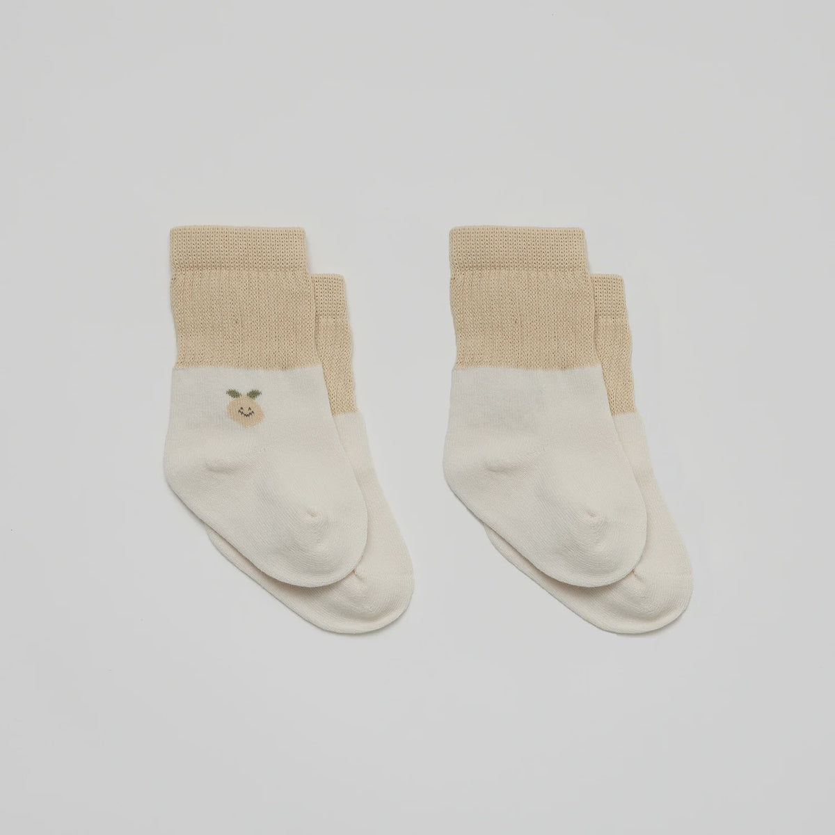 Baby Socks set of 2 - Lemon