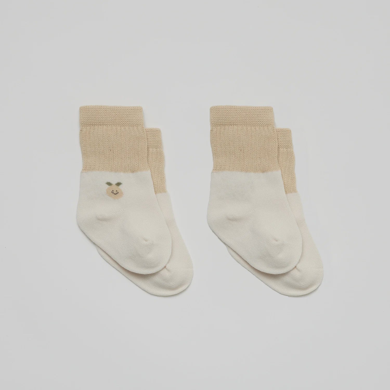 Baby Socks set of 2 - Lemon