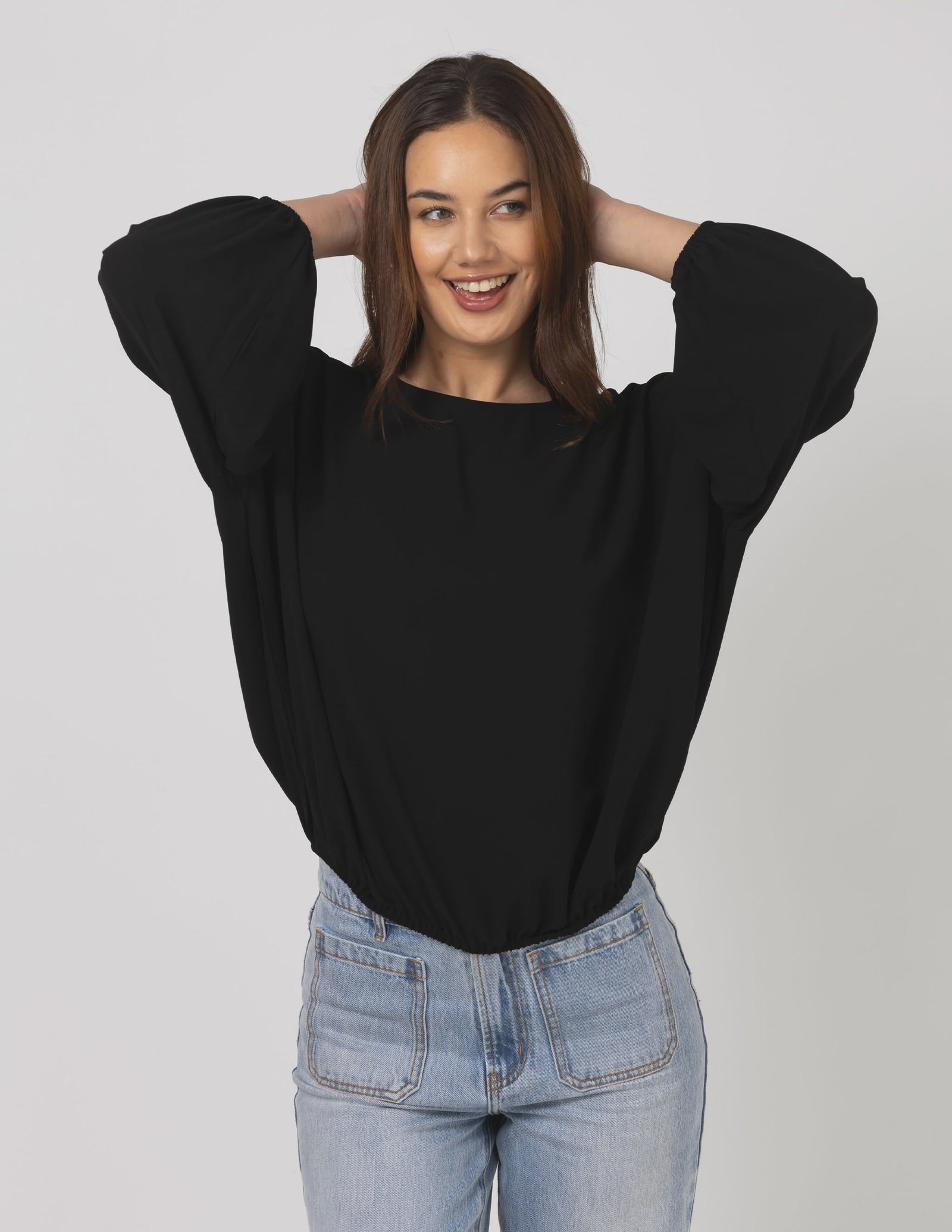 Stella + Gemma Verity Blouse - Black
