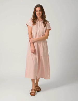 Stella Gemma Antonia Dress Rose Stripe