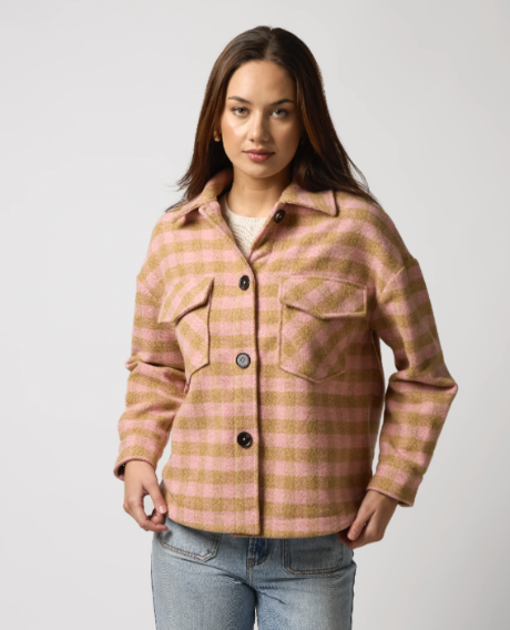 Stella Gemma Carly Coat Blooming Rose AW25