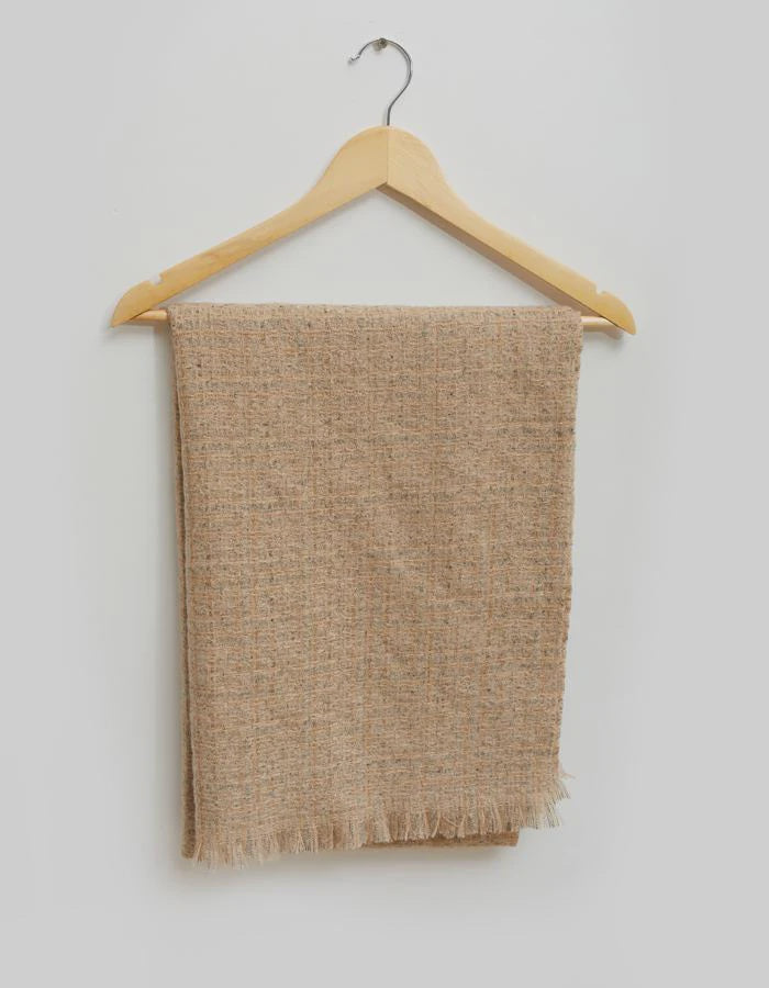 Stella Gemma Scarf - Beige Lurex Thread